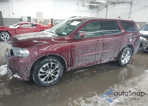 2020 Dodge Durango Gt Plus Awd z USA, uszkodzony, nr VIN 1C4RDJDG9LC213492